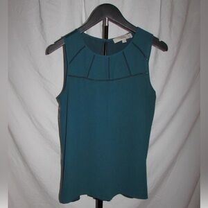 LOFT Teal Sleeveless Blouse